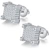 WAHZAUS Orecchini a perno da uomo in moissanite colore D VVS1 chiarezza bianco/giallo diamante orecchini in argento Sterling S925 moissanite orecchini da donna con certificato, Argento sterling, Moissanite