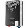 KigerNee Scaldacqua istantanea Mini 6500 W 220 V, scaldabagno elettronico con display a LED e protezione IPX24 | Acqua calda istantanea per doccia, cucina, lavandino | Compatto, montaggio a parete, incl