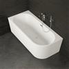 SPALINA CAPRI GAUCHE - Vasca freestanding a parete Sinistra L 160 x l 76 cm, by SPALINA