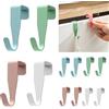 Hisdricus 12 Pezzi Ganci per Porta - Appendiabiti da Porta per Porte fino a 2cm in Acciaio al Carbonio - Ganci Colorati per Porta Sopra Porta Senza Fori - Elevata Capacità di Carico per Porte e Armadi