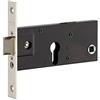 Thirard Cassa serratura per cilindro europeo, asse 70 mm, frontale nichelato - THIRARD
