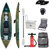 AQUA MARINA Kayak AQUA MARINA CALIBER 13'1 - kayak gonfiabile da pesca - opzione: 1x pagaia + box raffreddamento