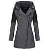 KHIRVWL Giacca Invernale da Donna con Cerniera Foderata in Pile Giacca Calda a Maniche Lunghe Giacca Calda con Tasche Cotone Plus Pile Manica Lunga Patchwork Donna Offerte Lampo del Giorno Pullover