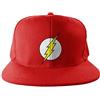 The Flash Officially Licensed Merchandise Flash Shield Embroidered Adjustable Size Snapback cap (Red)