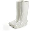 Seletti - Portaombrelli alto Rainboots in porcellana, Bianco