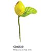 PuntoCasaStore 72 PZ Fiori Artificiali Limone Artificiale con Foglia 2,7x2 CM BOMBONIERA SEGNAPOSTO Composizione