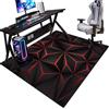 WAWFONG Tappeto Sedia Gaming Tappeto Salvapavimento Antiscivolo Tappetino per Sedia da Ufficio Tappeto per Sedia con Ruote Tappetino Sedia da Gaming Multiuso Tappeto sotto Scrivania 90 x 120 cm