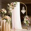 BIXVSIN Arco di Palloncini in Metallo per Arco Nuziale, Arco Nuziale, Matrimonio, Fidanzamento, Festa di Compleanno, Cerimonia, Festa, Baby Shower, Decorazione da Giardino 2.2 m