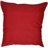 LI.G. 2 PEZZI - LI.GI. ZA425 CUSCINI DECORATIVI PER DIVANO SALOTTO ARREDO CASA COLORATI VARI COLORI CM 40X40 (Rosso) PRODOTTO ITALIANO MISTO PANAMA