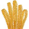 PH PandaHall Treccia dorata da 0,6 cm per cucito, 23 m, in poliestere, con frange, per tappezzeria, costumi, fai da te, creazione di gioielli, tende, costumi e decorazioni