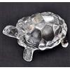 Petrichor Fengshui Vastu originale trasparente cristallo tartaruga per pace e benessere, Tessuto, Clear (Medium)