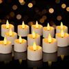 innislink LED Candele, Candele Senza Fiamma a LED con Funzione Timer 12pcs lumini FLAC Nucleo Candela elettrica a Batteria luci Decorazione per Albero di Natale Pasqua Festa di Matrimonio