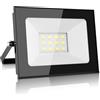 papasbox Proiettori LED da esterno 12V 10W, impermeabili IP65, 800LM, luce bianca calda, luce di sicurezza super luminosa per giardino, patio, terrazza, piazza, fabbrica