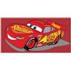 BrandMac Disney Cars - Telo da spiaggia e da bagno, 70 x 140 cm, 100% cotone, morbido e assorbente, per bambini, motivo: Saetta McQueen Red Racing Action Disney Pixar, ideale per spiaggia, bagno e piscina
