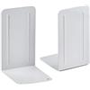 Acrimet Fermalibri in Metallo Premium (Resistente) (Colore Bianco) (1 Paio)