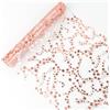 Meleager Runner da Tavola Natalizio, Runner Stella di Natale, Runner da Tavola in Organza(Stella Oro Rosa), 28cmx500cm, Decorazioni Rotolo Runner per Natalizie, Avvento, DIY, Feste, Matrimoni, Compleanni