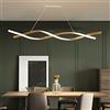 Lanekd Lampadari Lampada a Sospensione LED Cucina Tavolo da Pranzo Lampadario Soffitto Moderni Design Camera da letto Dimmerabile con Telecomando Luce per Salotto Mobile Ufficio Bagno Sala Lampade