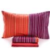 Bassetti Completo Lenzuola matrimoniali Ginevra Arancio/Bordeaux