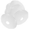 DOITOOL Placca di Copertura in Metallo Bianco per Lampadario da Soffitto 6 Pezzi Accessori per Lampada da Tavolo, Affidabilità Elevata e Design Semplice per Camera da Letto