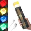 PixelLumens Lampada LED Cubo Red Stone Miner - Luce Notturna Rossa per Gamer- Design Energia a Blocchi per Cameretta e Postazione Gaming - Idea Regalo Appassionati Videogiochi(REDSTONE) (TORI)