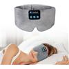Joythink Cuffie per dormire Maschera per gli occhi senza fili per bambini Cuffie per bambini in seta wireless per dormire con altoparlante regolabile Auricolari wireless per dormire lateralmente