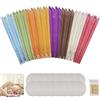 Ysimple 32 Pezzi 8 Diverse Fragranze Coni per Orecchie,25cm Cono Orecchie Cerume con 8 Dischi Protettivi e Tampone di Cotone,per Rimuovere la Cera Dell'orecchio,Relax e Pulizia