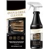 GNAUMORE Sgrassatore Spray Per Forni E Barbecue,Detergente Sgrassante Spray Per Forno E Fornelli,Scioglie Incrostazioni,Forno,Piano Cottura Grill,237ML