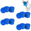 Mikiuly Blocchi Blu Per La Pulizia Della Toilett, Pastiglie per Detergenti WC, Deodorante Decalcificante per WC, Compresse per Pulizia Toilette,Per la Pulizia dei Servizi Igienici,20 PCS