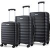 Rock Luggage Set di 3 valigie trolley: small, large, medium