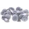 HEMOTON 10 Mini Coniglietto di Peluche Rabbit Accessori per DIY, Ornamento per Cesto Giochi e Attività Manuali