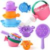 Tomatoys Giocattoli da bagno, giocattoli d'acqua anti muffa per vasca da bagno, spiaggia, sabbia e piscina, set di 5 pezzi, accessori spiaggia sabbia estate
