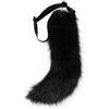 PPFINE Costume Da Volpe in Pelliccia Sintetica Lupo Gatto Coda Bambini/Adulti Cosplay Costume da Festa di Natale di Halloween