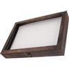 Gogogmee Cornice Shadow Box Frame per Insetti in Legno e Acrilico, Coperchio Trasparente Antipolvere, Espositore Farfalle e Campioni per Collezione da Tavolo, Stile Casuale