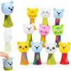 GWEOR 10 Pezzi Giocattoli Saltellanti,Mini Mostriciattoli a Molla in Colori Casuali, Gadget Compleanno Regalini Fine Festa Ideali per Pignatta e Sacchetti Regalo