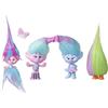 DREAMWORKS TROLLS Trolls B7363 ou B7364 - Pacco da 4 Poppys Fashion Frenzy, modelli assortiti
