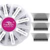 FADVAN Extension Ciglia Professionale 500 Pcs - Premade Fans Bouquet Lashes 14D C Curl - Ciglia Finte Naturali Promade Fans Lashes (0,07 Mm, Mix 8-15 Mm)