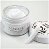 Beauty Space nails - Acrygel per unghie e ricostruzione acrigel dual form, modella acrylgel con slip solution, barattolo 50ml (Milky White)