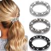 Reaky Elastico per capelli con strass, accessorio per capelli da donna
