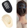 Xiedeai Pinze per Capelli 2 Pezzi, Fermacapelli Francesi Grandi, Design Curvo per Massimo Comfort anche da Sdraiata, Guida e Sonno (Opaca, Bianco Nero)