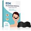 EDK Strisce di rimozione della testa nera per rimuovere l'acne purifying - Patch nasale Mitesser Entferner con collage, vitamina C e acido ialuronico