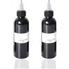 MYGLOAR 2 flaconi di inchiostro nero concentrato per tatuaggi, per delineare e sfumare, inchiostro per tatuaggi professionale. Inchiostro nero concentrato per tatuaggi, 2 flacone (30 ml/1)