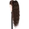 Ser Mulher - Extension Maiane Coda Di Cavallo - Capelli Mossi 70cm in TermoFibra con Coulisse (4 Castano Scuro)