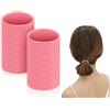 SCSpecial Elastici Capelli Donna per capelli 50 pezzi Fasce elastiche per capelli da 2,5 mm Fascette per capelli Porta coda di cavallo - Rosa