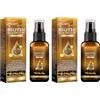 Utapossin 2Pcs Serum per la Crescita Capelli, Siero Per Capelli Crescita Con Biotina, Hair Growth, Ricrescita Capelli, Anti-Caduta Capelli per Donna e Uomo, Promuovere una Crescita dei Capelli più Spessa