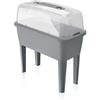 Prosperplast Orto urbano con serra 52 litri in polipropilene 77 x 38 x 82 cm colore grigio
