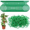 HaploS 300 Pezzi Supporto per Pianta Rampicante Clip, Giardino Piante Clip, Clip di Supporto per Piante da Orto, per Protezione e Connessione Fiori, Viti, Legacci per Pomodori, Canne per Pomodori