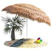 Kingsleeve® Ombrellone Stile Hawaii Ø160 cm Inclinabile e Regolabile Parasole da Giardino o Spiaggia Protezione UV 30+