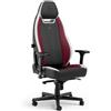 Noble Chairs LEGEND — Sedia Gaming Similpelle Nero/Bianco/Rosso