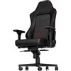 Noble Chairs HERO Real Leather — Sedia Gaming Pelle Vera Nero/Rosso