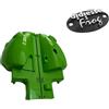 EcoPrice® - Scocche Frog Sinistra e Destra con Targhetta - Ricambi 100% compatibili con macchine caffè Frog componenti originali COLORE (Verde Scuro)